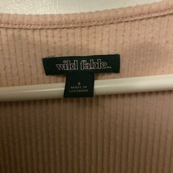 Wild Fable pale pink dress size small—-Cozy warm! - Picture 3 of 4